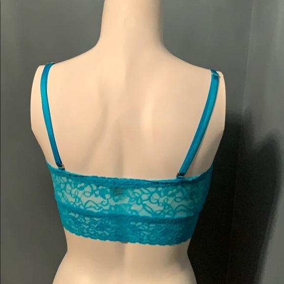 Victoria’s Secret Aqua Blue Lace Bralette Small - Picture 4 of 5